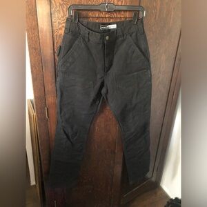 Carhartt Black Men's Double Knee Work Pants